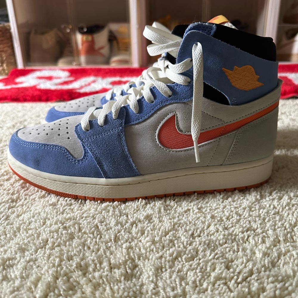 Nike Air Jordan 1 Zoom CMFT Royal Pulse Alpha Orange, Size 10
